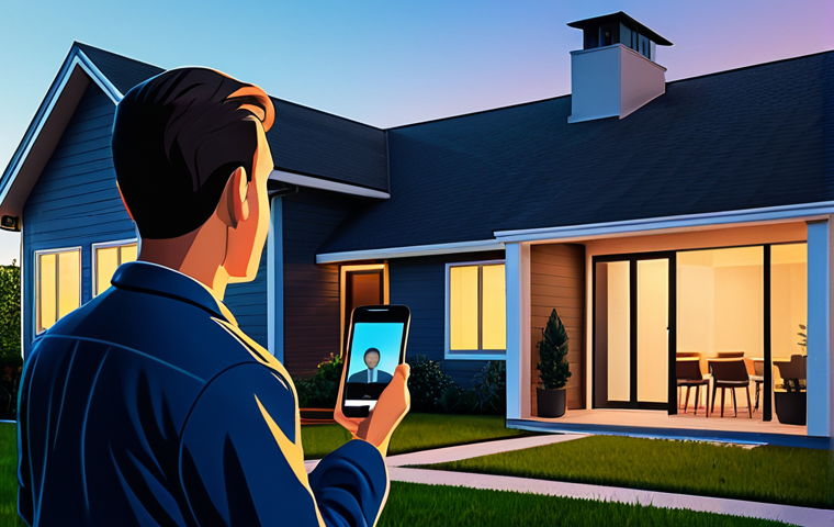 스마트 기술을 활용한 생활환경 혁신 - Smart Home Automation**

"A modern living room, showcasing various smart home devices (lights, therm...